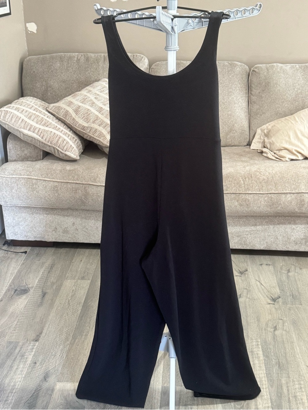 Derek Heart Black Sleeveless Jumpsuit with back Tie